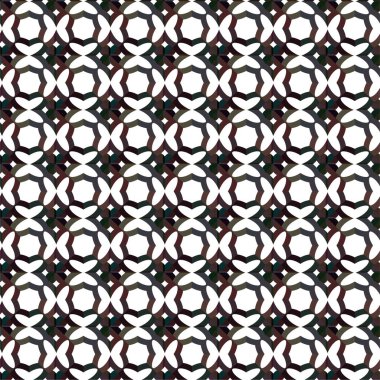Geometrik soyut dikişsiz desen, vektör illüstrasyonu