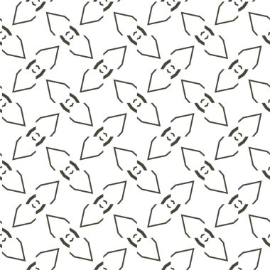 soyut geometrik dikişsiz desen, vektör illüstrasyonu