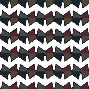 soyut geometrik dikişsiz desen, vektör illüstrasyonu 