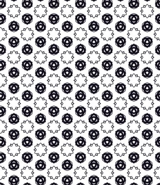 soyut geometrik dikişsiz desen, vektör illüstrasyonu