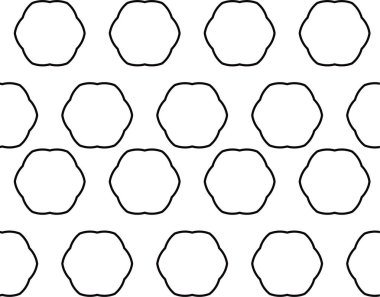 soyut geometrik dikişsiz desen, vektör illüstrasyonu 