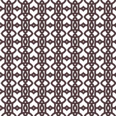 Geometrik soyut dikişsiz desen, vektör illüstrasyonu