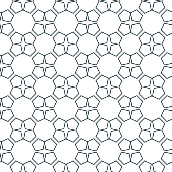 Geometrische Abstrakte Nahtlose Muster Vektorillustration — Stockvektor