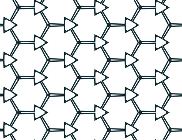 Абстрактный Геометрический Бесшовный Рисунок Векторная Иллюстрация — стоковый вектор