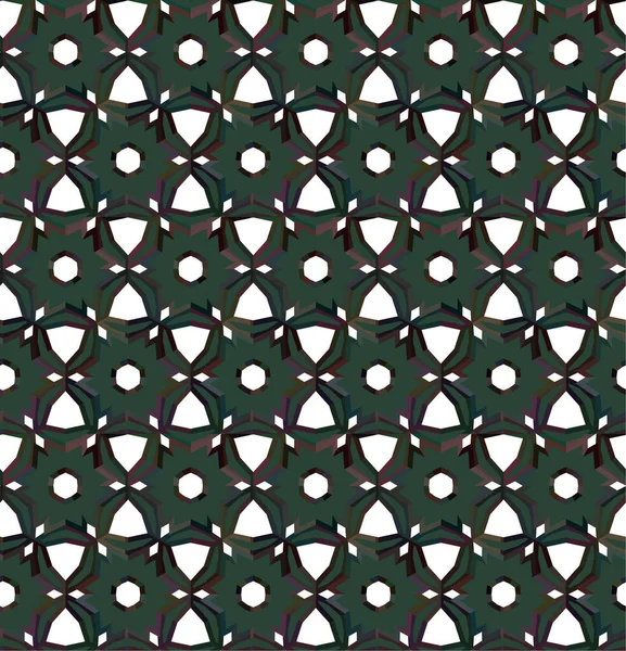 Patrón Inconsútil Abstracto Ornamental Ilustración Vectorial — Vector de stock