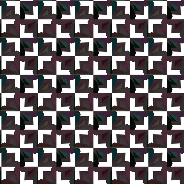 Schéma Géométrique Abstrait Sans Couture Illustration Vectorielle — Image vectorielle