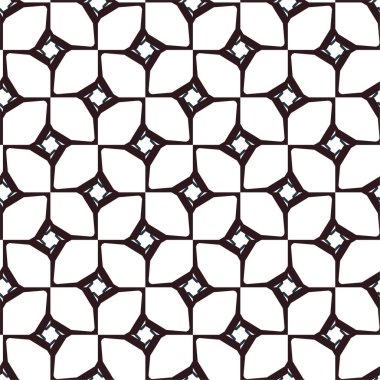 soyut geometrik dikişsiz desen, vektör illüstrasyonu