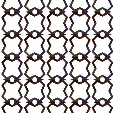 Geometrik soyut dikişsiz desen, vektör illüstrasyonu