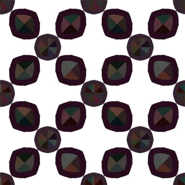 soyut geometrik dikişsiz desen, vektör illüstrasyonu