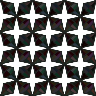 soyut geometrik dikişsiz desen, vektör illüstrasyonu