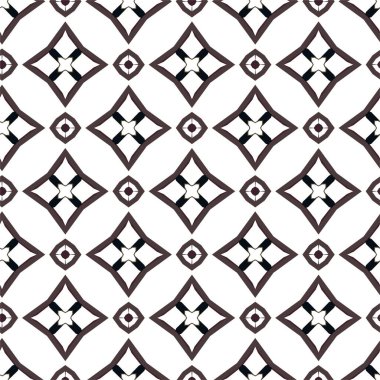soyut geometrik dikişsiz desen, vektör illüstrasyonu