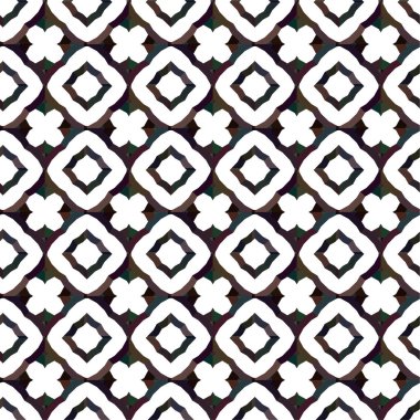 soyut geometrik dikişsiz desen, vektör illüstrasyonu