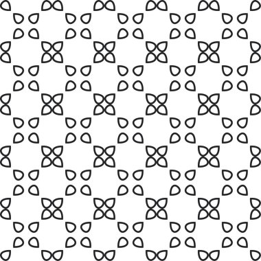 soyut geometrik dikişsiz desen, vektör illüstrasyonu