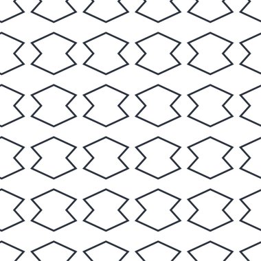 Geometrik soyut dikişsiz desen, vektör illüstrasyonu