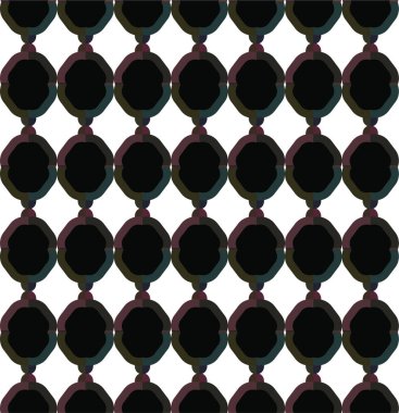 Geometrik soyut dikişsiz desen, vektör illüstrasyonu