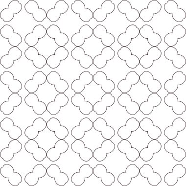 soyut geometrik dikişsiz desen, vektör illüstrasyonu