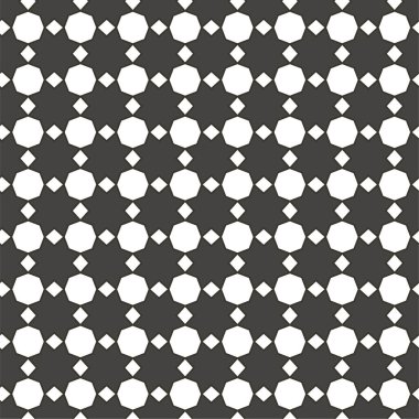 Geometrik soyut dikişsiz desen, vektör illüstrasyonu