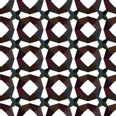 soyut geometrik dikişsiz desen, vektör illüstrasyonu