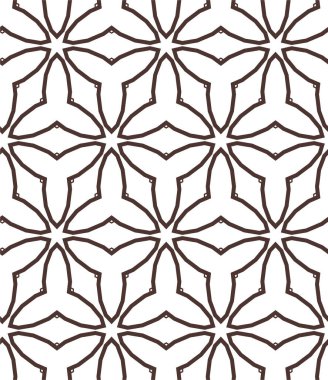 soyut geometrik dikişsiz desen, vektör illüstrasyonu