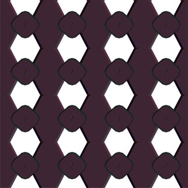 Geometrik soyut dikişsiz desen, vektör illüstrasyonu