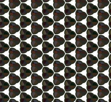 Geometrik soyut dikişsiz desen, vektör illüstrasyonu