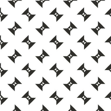 Geometrik soyut dikişsiz desen, vektör illüstrasyonu