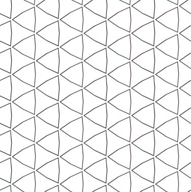 Geometrik soyut dikişsiz desen, vektör illüstrasyonu