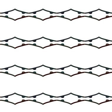 soyut geometrik dikişsiz desen, vektör illüstrasyonu