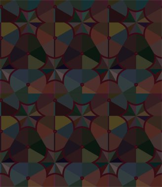 soyut geometrik dikişsiz desen, vektör illüstrasyonu 