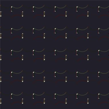 Geometrik şekilli kusursuz desen vektör çizimi