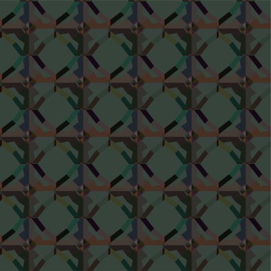 Geometrik soyut dikişsiz desen, vektör illüstrasyonu