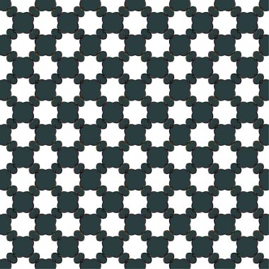 Geometrik soyut dikişsiz desen, vektör illüstrasyonu