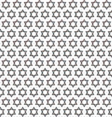 soyut geometrik dikişsiz desen, vektör illüstrasyonu