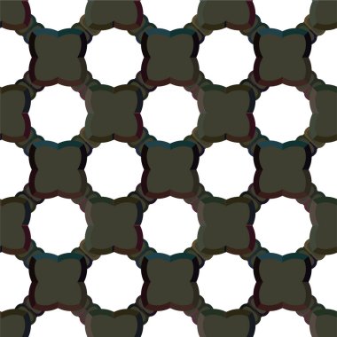 Geometrik soyut dikişsiz desen, vektör illüstrasyonu