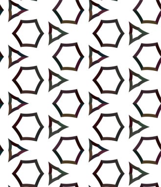 Geometrik soyut dikişsiz desen, vektör illüstrasyonu