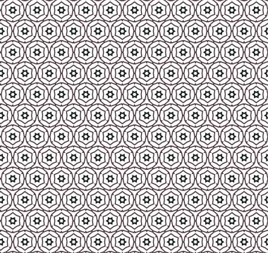 Geometrik soyut dikişsiz desen, vektör illüstrasyonu