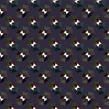 Geometrik soyut dikişsiz desen, vektör illüstrasyonu