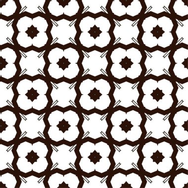 Geometrik soyut dikişsiz desen, vektör illüstrasyonu