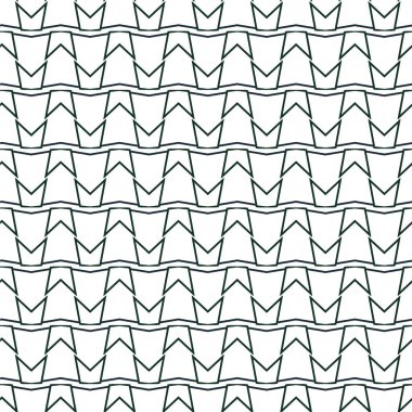 Geometrik soyut dikişsiz desen, vektör illüstrasyonu