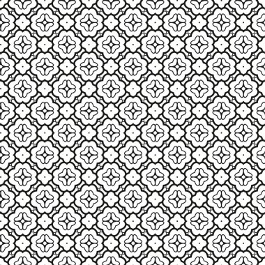 Geometrik soyut dikişsiz desen, vektör illüstrasyonu
