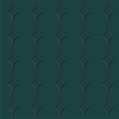 Geometrik soyut dikişsiz desen, vektör illüstrasyonu