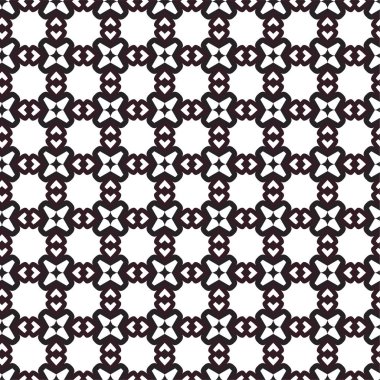 Geometrik soyut dikişsiz desen, vektör illüstrasyonu