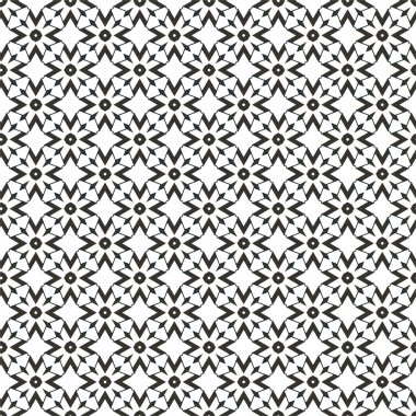 Geometrik soyut dikişsiz desen, vektör illüstrasyonu