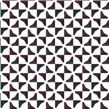 Geometrik soyut dikişsiz desen, vektör illüstrasyonu