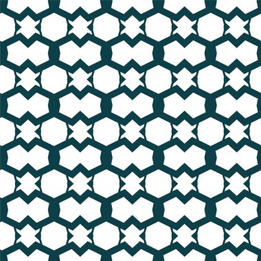 Geometrik soyut dikişsiz desen, vektör illüstrasyonu