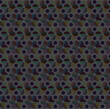 Geometrik soyut dikişsiz desen, vektör illüstrasyonu