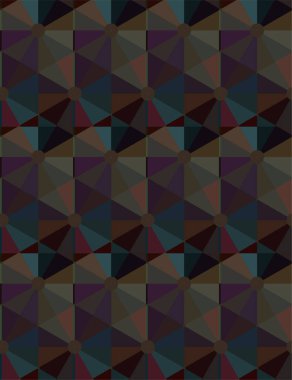 Geometrik soyut dikişsiz desen, vektör illüstrasyonu