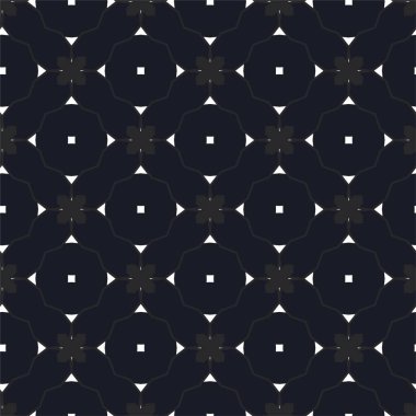 Süslü, soyut, dikişsiz desen, vektör illüstrasyonu