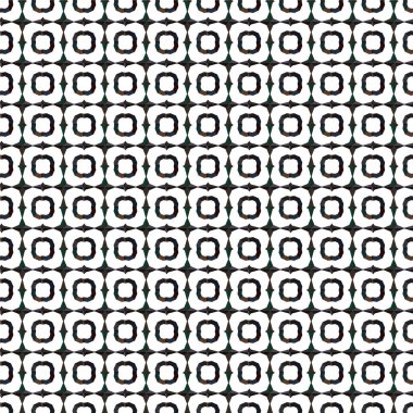 Süslü, soyut, dikişsiz desen, vektör illüstrasyonu