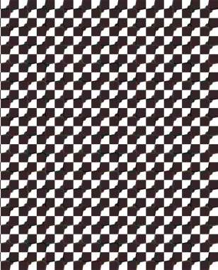 Geometrik soyut dikişsiz desen, vektör illüstrasyonu